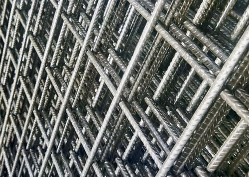 Steel mesh for concrete reinforcement BS4483 6mmx100mm